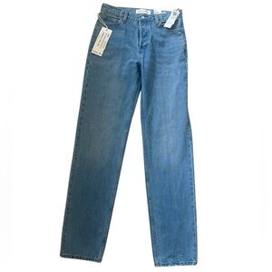 Aritzia Denim Forum The '90s Classic Mid-rise Straight Jean Size 25 NWT